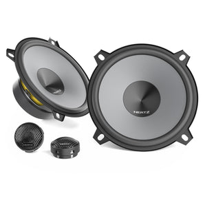 Hertz UNO K 130 5" 13cm 130mm 2 Way Car Door Component Speakers Kit 55w RMS Pair-0