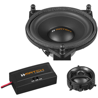 Match UP C42MB-FRT Mercedes C & E Class 2 Way 4 Inch Component Car Speakers 60w-5