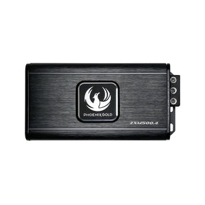 Phoenix Gold ZXM500.4 Amp ZX Series Class D Bridgeable 4 Channel Mini Amplifier-0